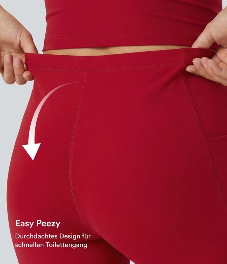 Softlyzero™ Airy, rückenfreies, gedrehtes Cool Touch Yoga-Aktivkleid – Easy Peezy Edition