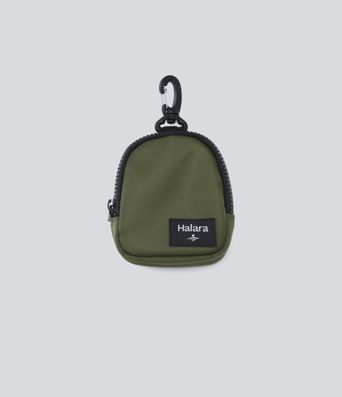 Halara Logo Zipper Nylon Coin Purse