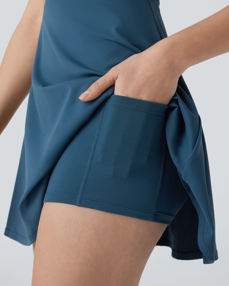 Almacenamiento oculto con pantalones cortos incorporados