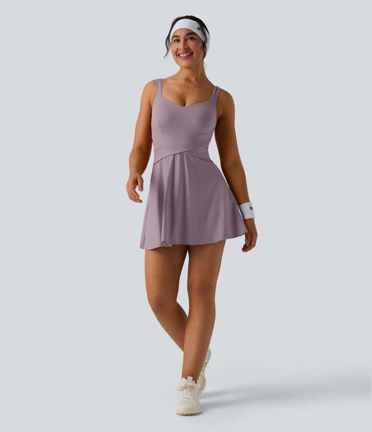 SoftlyZero™ Airy 2-in-1 Cool Touch Mini Tennis Active Dress with Pocket-Easy Peezy Edition-UPF50+ SoftlyZero™ Airy 2-in-1 Cool Touch Mini Tennis Active Dress with Pocket-Easy Peezy Edition-UPF50+