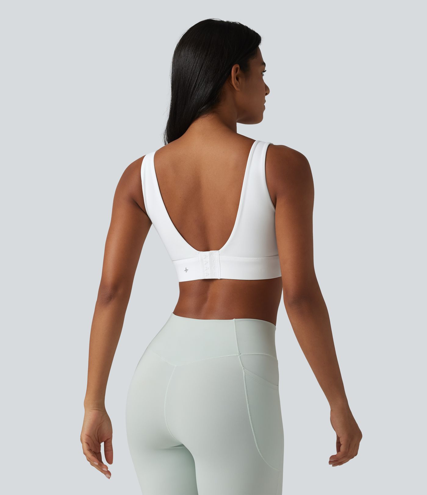 Halara Ultrasculpt™ - Rückenfreier Sport-BH mit mittlerem Support und verstellbarer Schnalle