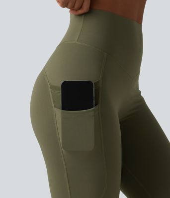 Halara UltraSculpt™ High Waisted Tummy Control Scrunch Contrast Mesh Training 7/8 Leggings with Pockets Halara UltraSculpt™ High Waisted Tummy Control Scrunch Contrast Mesh Training 7/8 Leggings with Pockets
