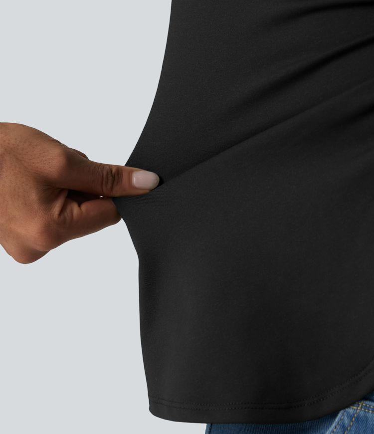 Flounce Long Sleeve Work Shirt