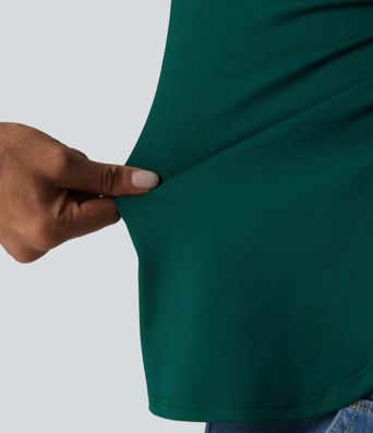 Flounce Long Sleeve Work Shirt