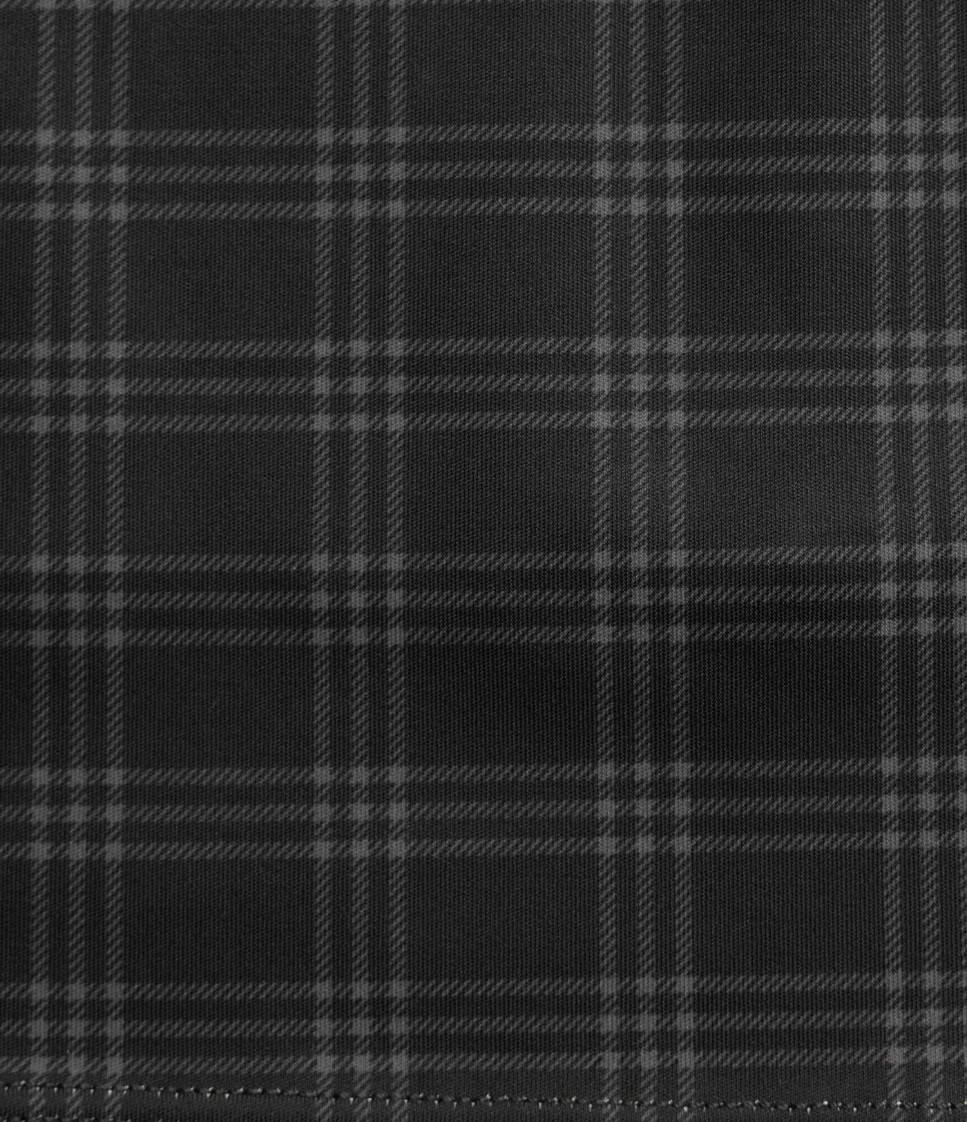 High Waisted Straight Leg Plaid Work Shorts with Pockets