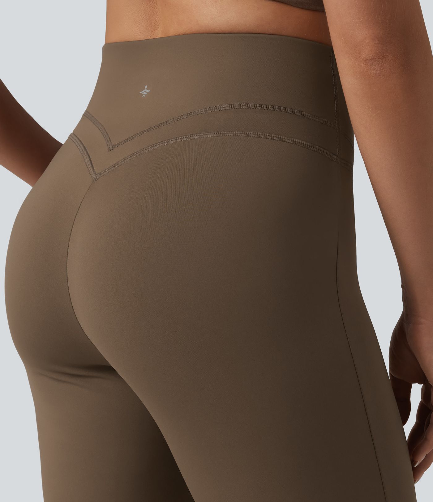 High Waisted Tummy Control Straight Leg Yoga Trousers