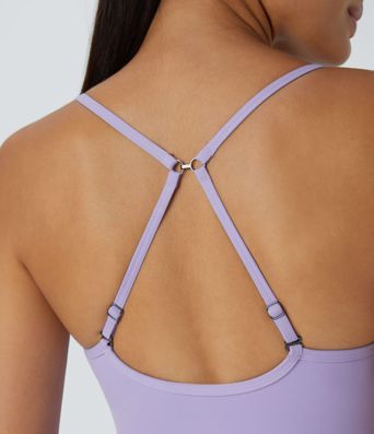 Softlyzero™ Plush Robe Sport Mini Dos Nu Bretelle Ajustable Poches 2 en 1