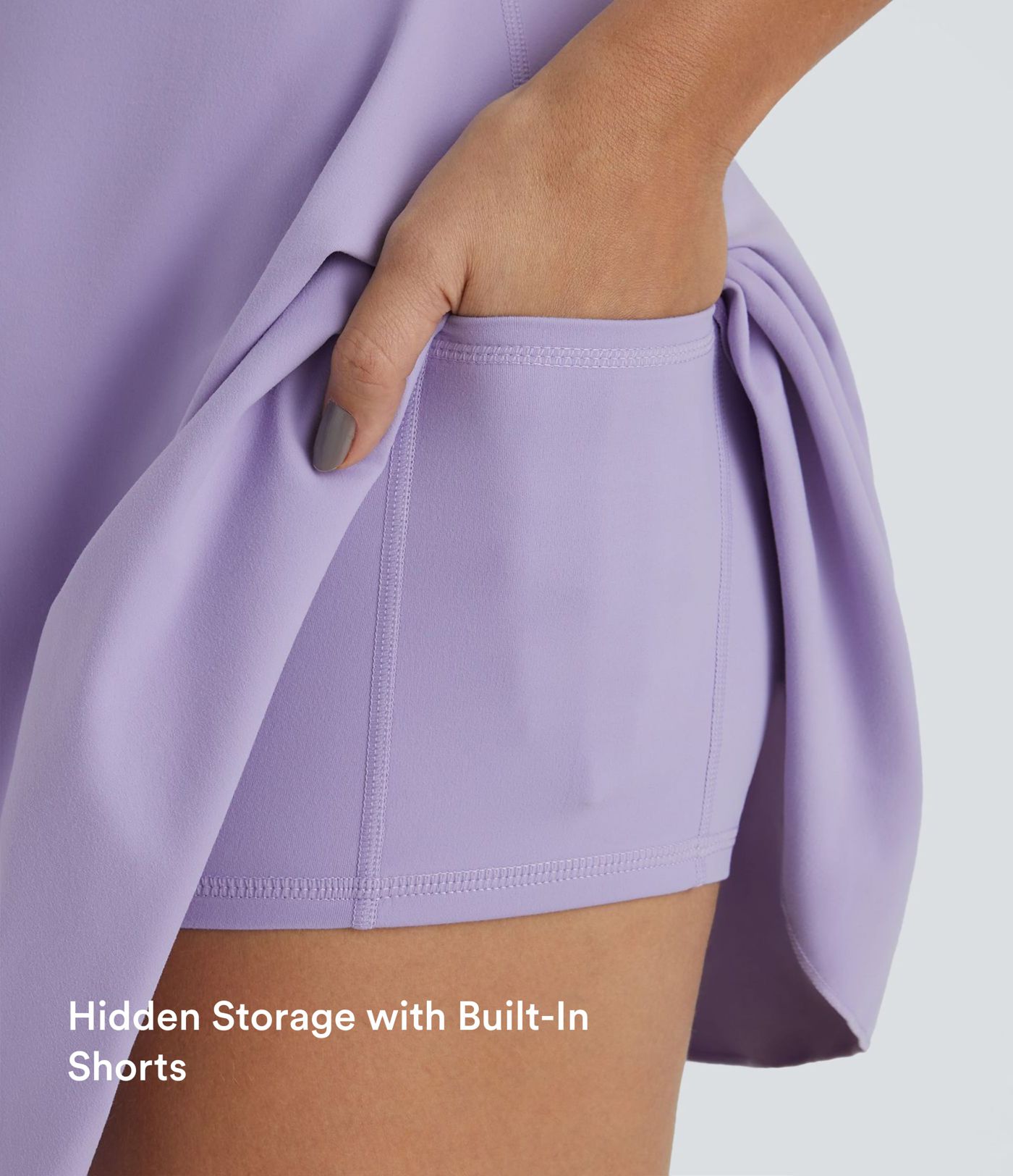 Softlyzero™ Plush Robe Sport Mini Dos Nu Bretelle Ajustable Poches 2 en 1