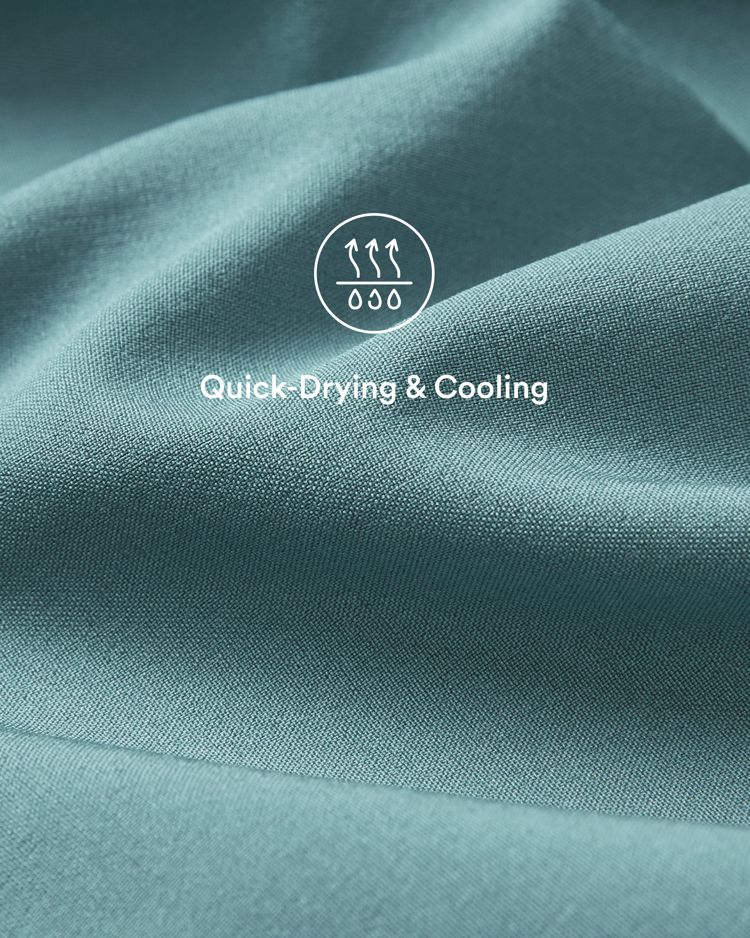 Asciugatura rapida e sensazione rinfrescante