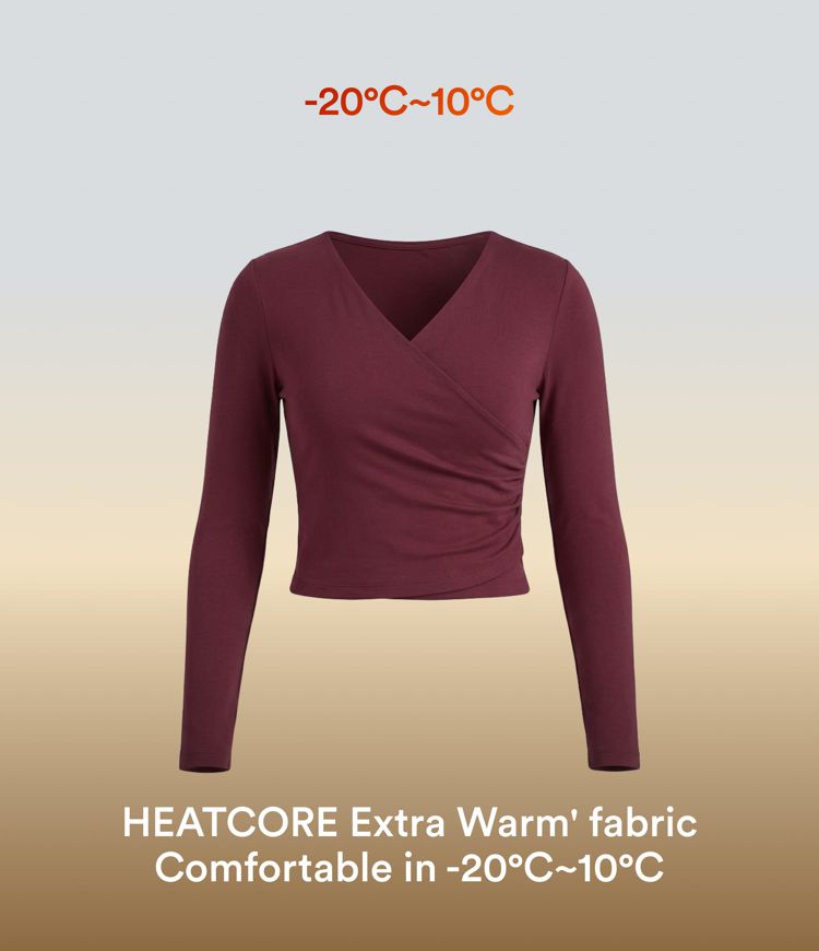 Halara HeatCore Boat Neck Long Sleeve Warming Work Shirt