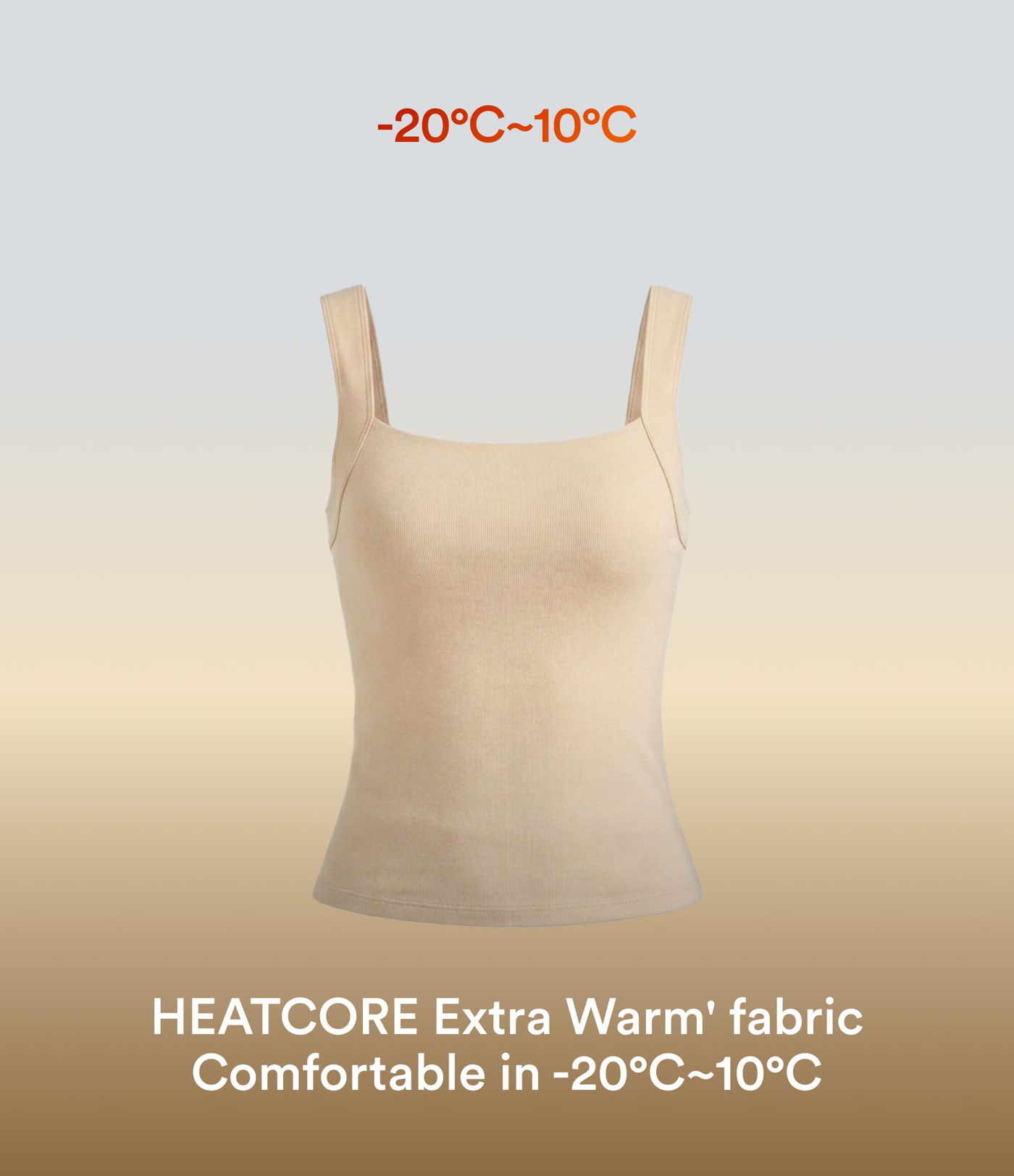 Halara HeatCore Square Neck Casual Warming Tank Top