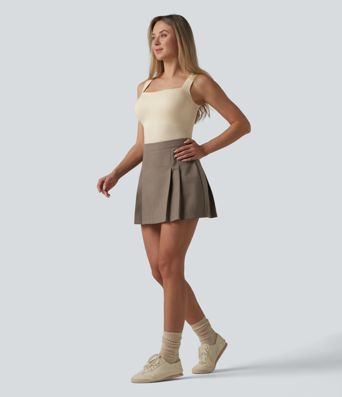 Square Neck Built-in Bra Casual Tank Top B-E Cups