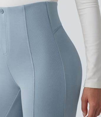 Pantalon évasé SpacerTek™ taille haute ventre plat