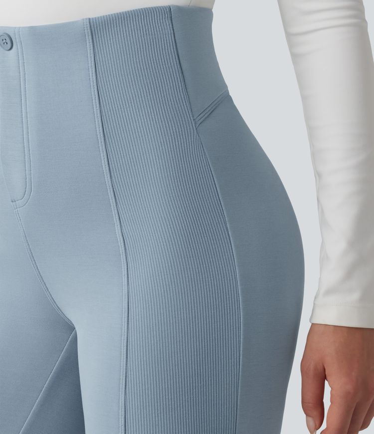Pantalon évasé SpacerTek™ taille haute ventre plat