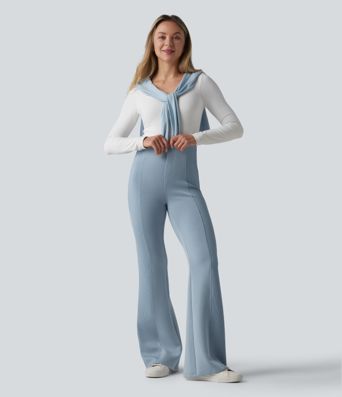 Pantalon évasé SpacerTek™ taille haute ventre plat