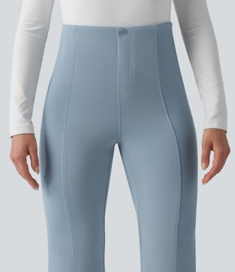 Pantalon évasé SpacerTek™ taille haute ventre plat