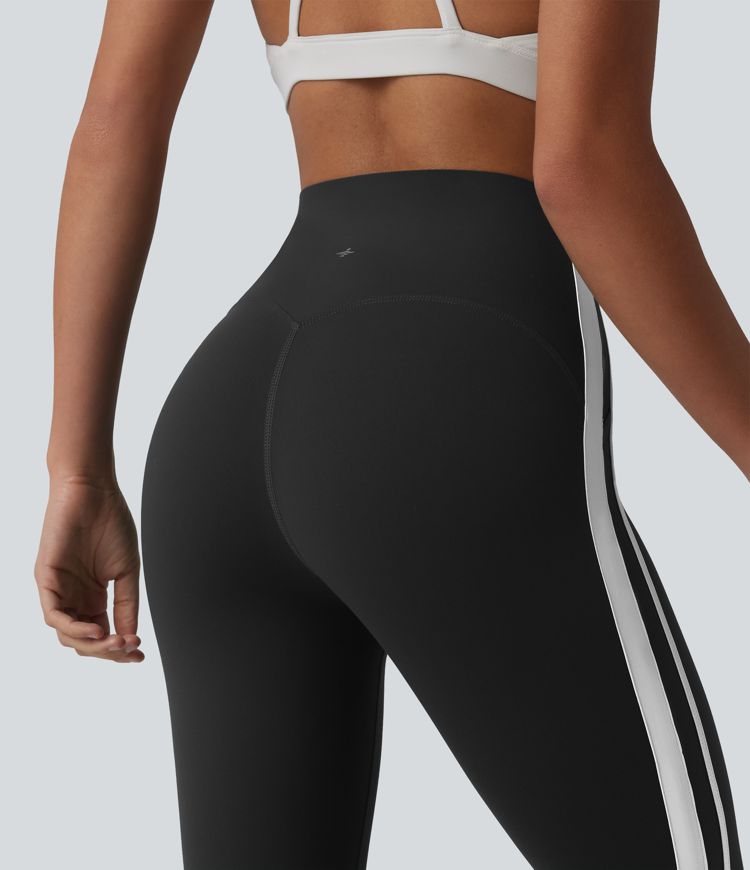 Halara Ultrasculpt™ High-waisted Tummy Control Side Stripe Yoga 7/8 Leggings Halara Ultrasculpt™ High-waisted Tummy Control Side Stripe Yoga 7/8 Leggings