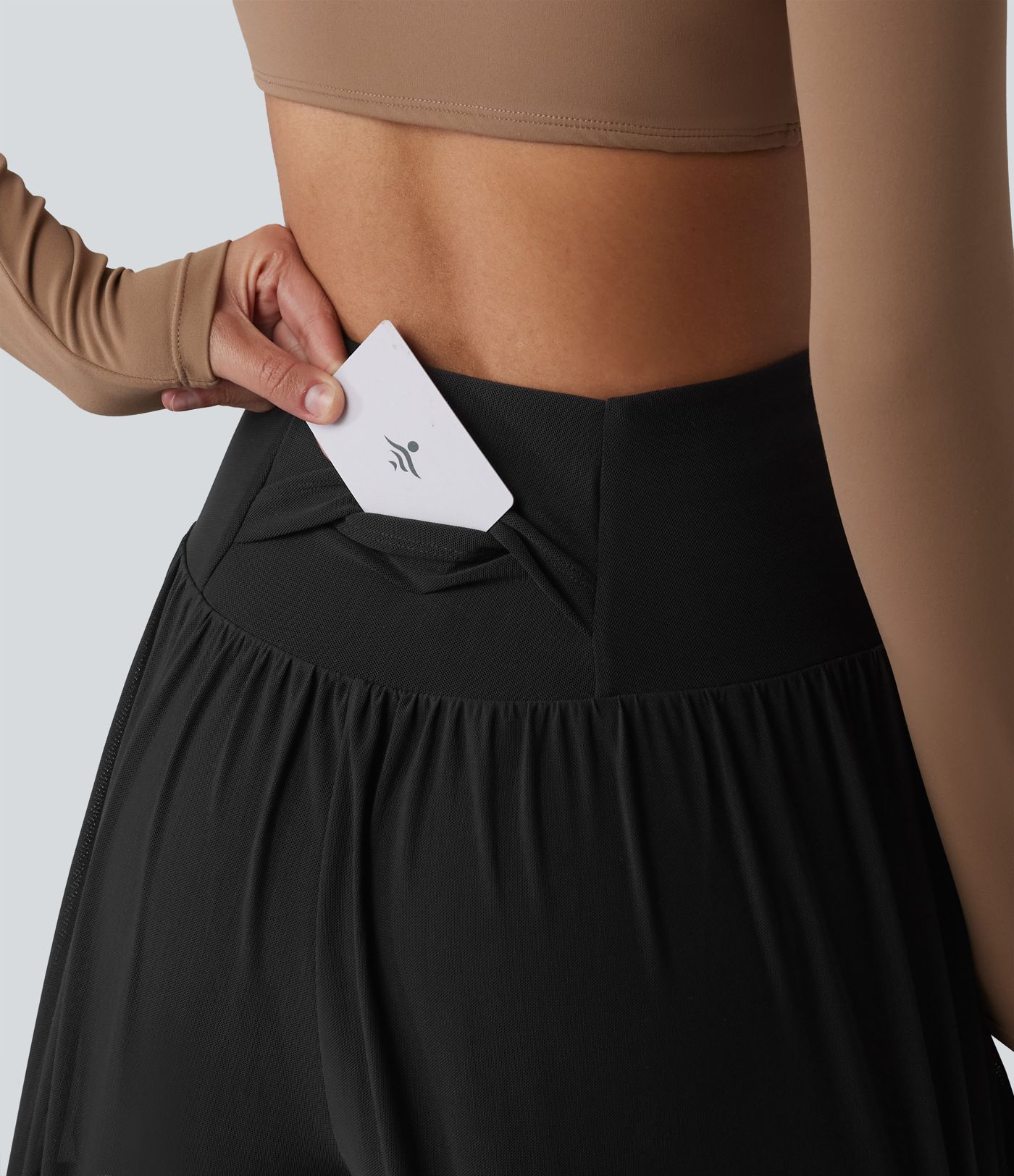Softlyzero™ Airy - 2-in-1 Yoga-Shorts mit hohem Bund, mehreren Taschen, Kontrast-Mesh und Cool-Touch - 12,7 cm Softlyzero™ Airy - 2-in-1 Yoga-Shorts mit hohem Bund, mehreren Taschen, Kontrast-Mesh und Cool-Touch - 12,7 cm