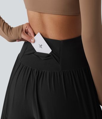 Softlyzero™ Airy - 2-in-1 Yoga-Shorts mit hohem Bund, mehreren Taschen, Kontrast-Mesh und Cool-Touch - 12,7 cm Softlyzero™ Airy - 2-in-1 Yoga-Shorts mit hohem Bund, mehreren Taschen, Kontrast-Mesh und Cool-Touch - 12,7 cm
