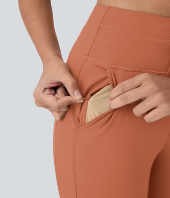 SoftlyZero™ Plush High Waisted Drawstring Pocket Yoga Pedal Pusher Joggers