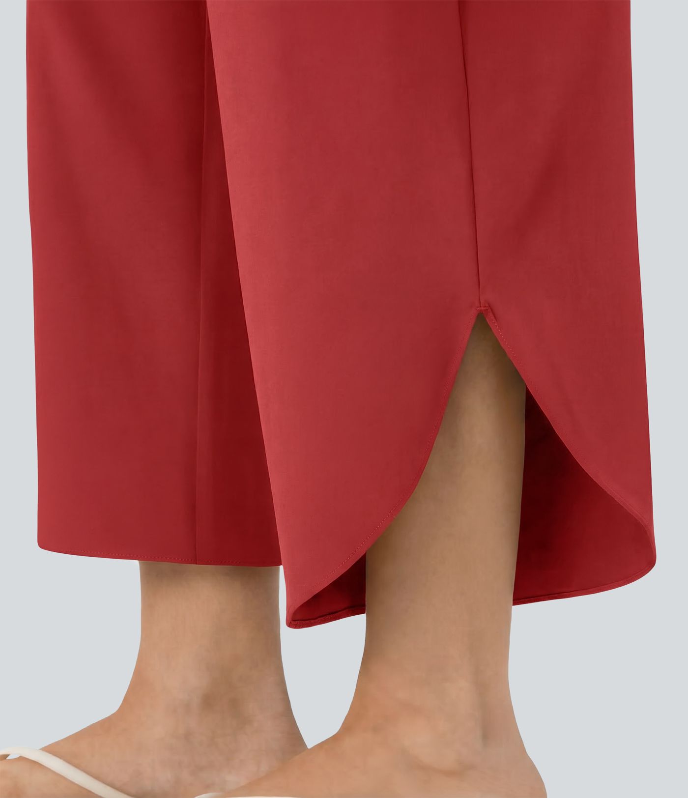 SoCinched Hohe Taille Bauchkontrolle Taschen-Saum Schnelltrocknende Hose