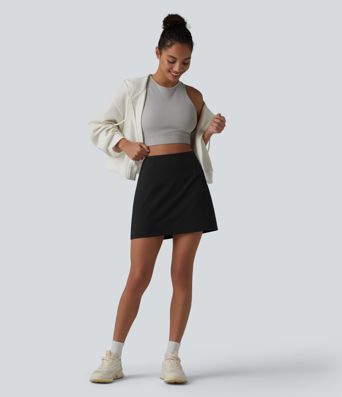 Halara UltraSculpt™ High Waisted Tummy Control 2-in-1 Mini Workout Skirt with Pockets