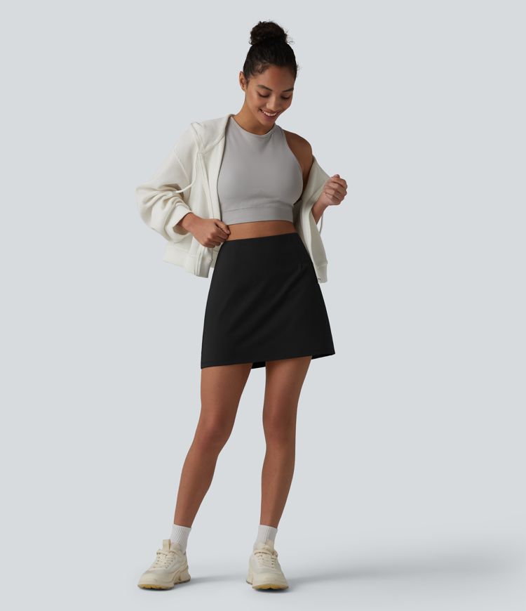 Halara UltraSculpt™ High Waisted Tummy Control 2-in-1 Mini Workout Skirt with Pockets