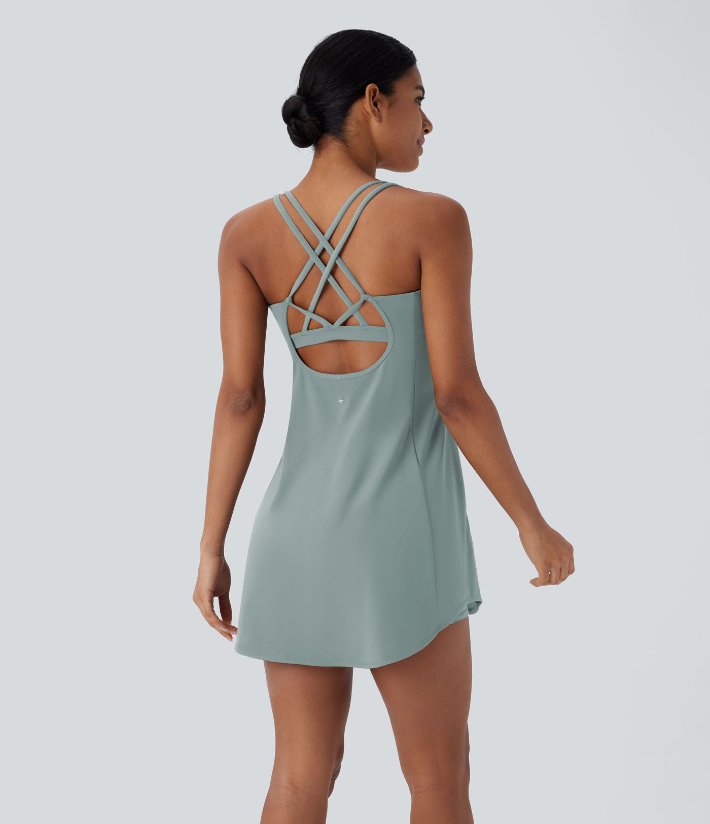 Robe de Yoga Active Mini 2 Pièces SoftlyZero™ avec Découpe de Poche et Bonnets A-C