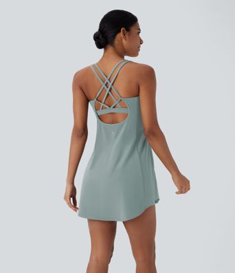 Robe de Yoga Active Mini 2 Pièces SoftlyZero™ avec Découpe de Poche et Bonnets A-C