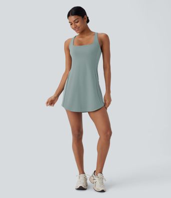 Robe de Yoga Active Mini 2 Pièces SoftlyZero™ avec Découpe de Poche et Bonnets A-C