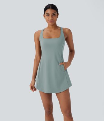 Robe de Yoga Active Mini 2 Pièces SoftlyZero™ avec Découpe de Poche et Bonnets A-C