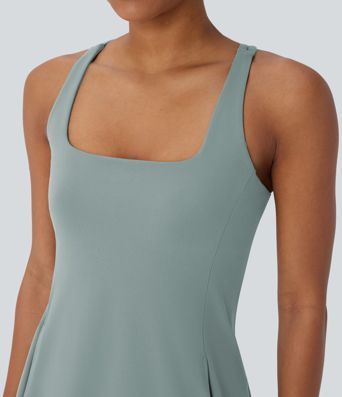 Robe de Yoga Active Mini 2 Pièces SoftlyZero™ avec Découpe de Poche et Bonnets A-C