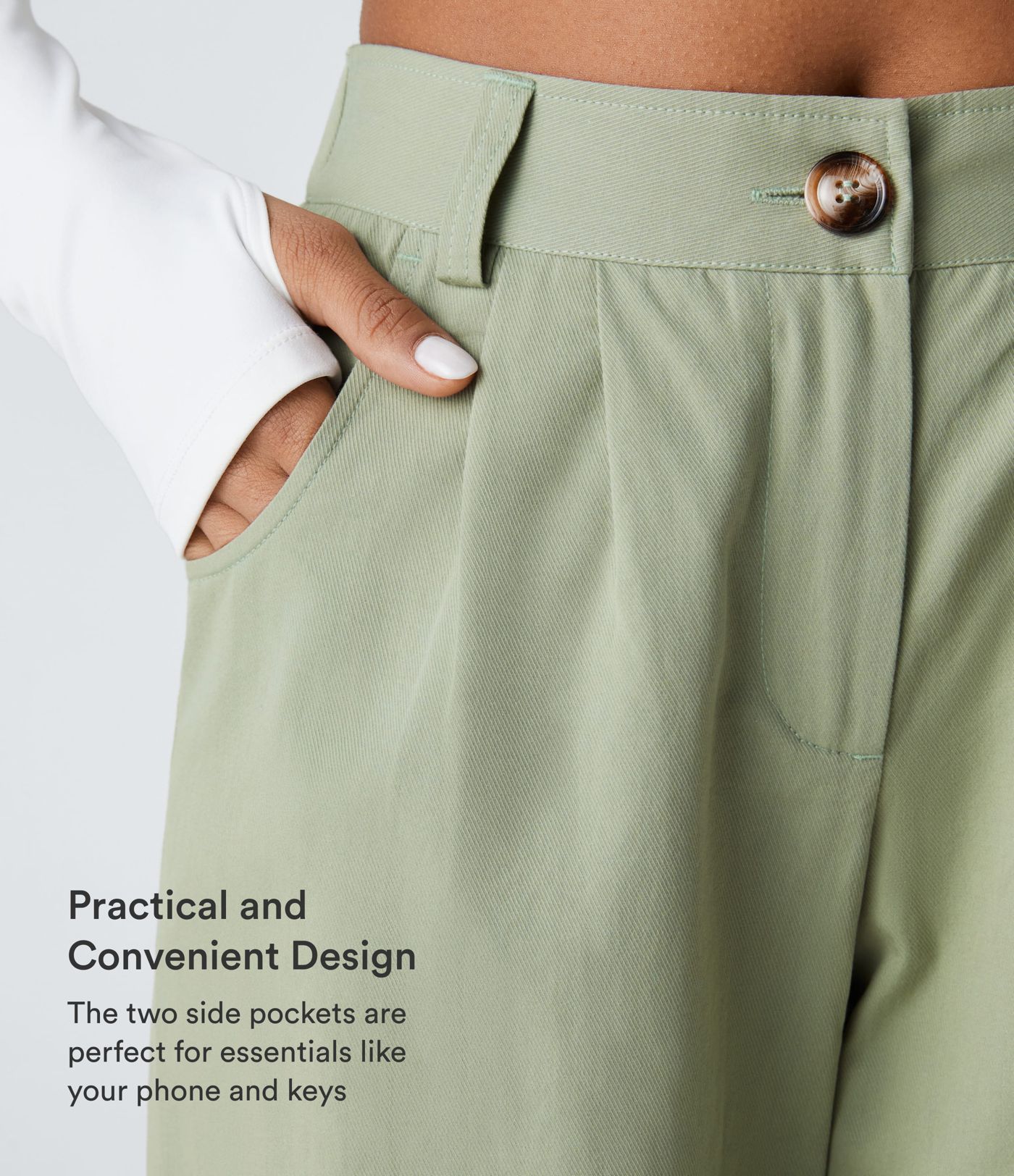 Mid Rise Casual Cotton Joggers with Pockets