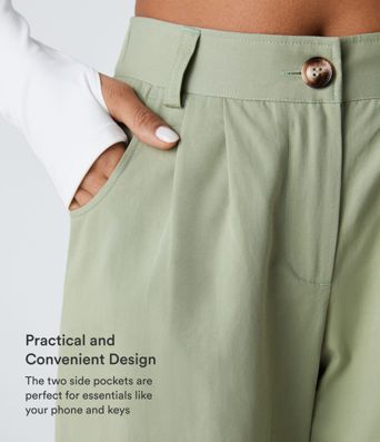 Mid Rise Casual Cotton Joggers with Pockets