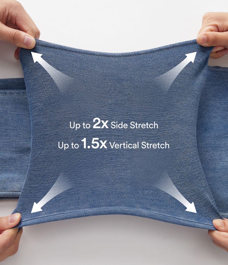 Short en jean décontracté Halara Flex™ taille mi-haute avec poches zippées 3''