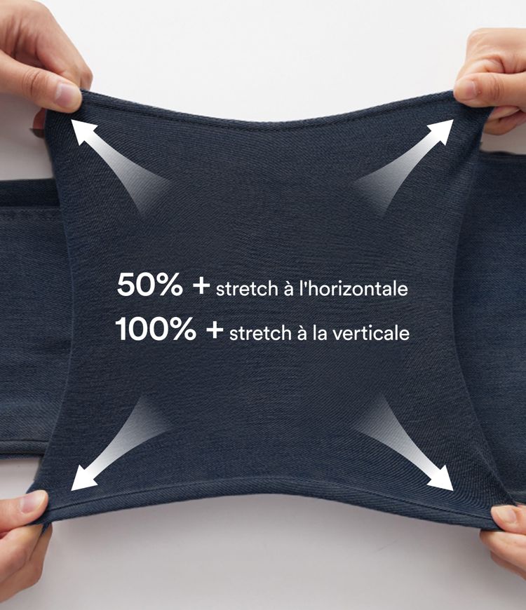 Jean ajusté décontracté Halara Flex™ taille haute avec poches