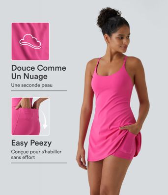 Softlyzero™ Plush Robe Sport Dos Nu - Édition Easy Peasy