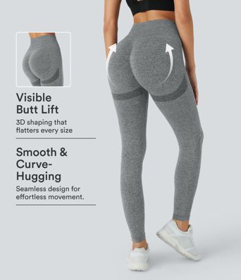 OneForm Seamless Flow High Waisted Booty Scrunch Leggings
