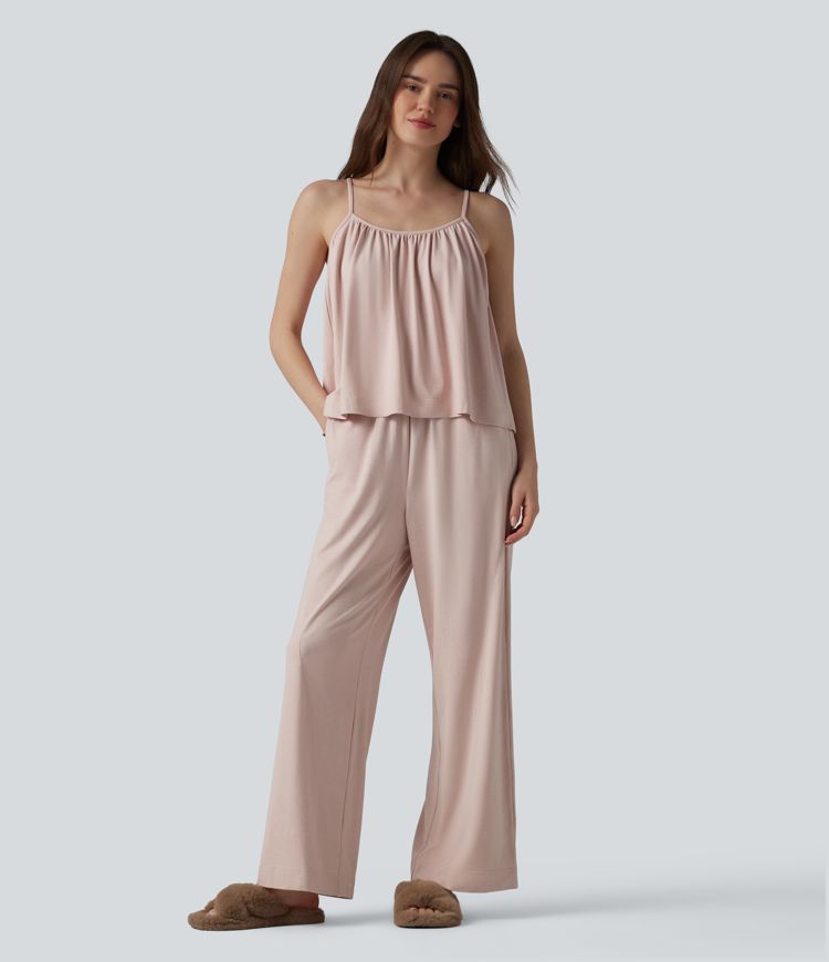 Débardeur drapé pour la détente