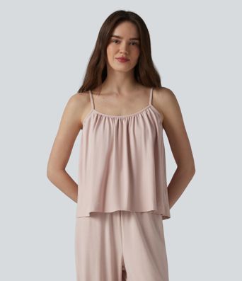 Débardeur drapé pour la détente