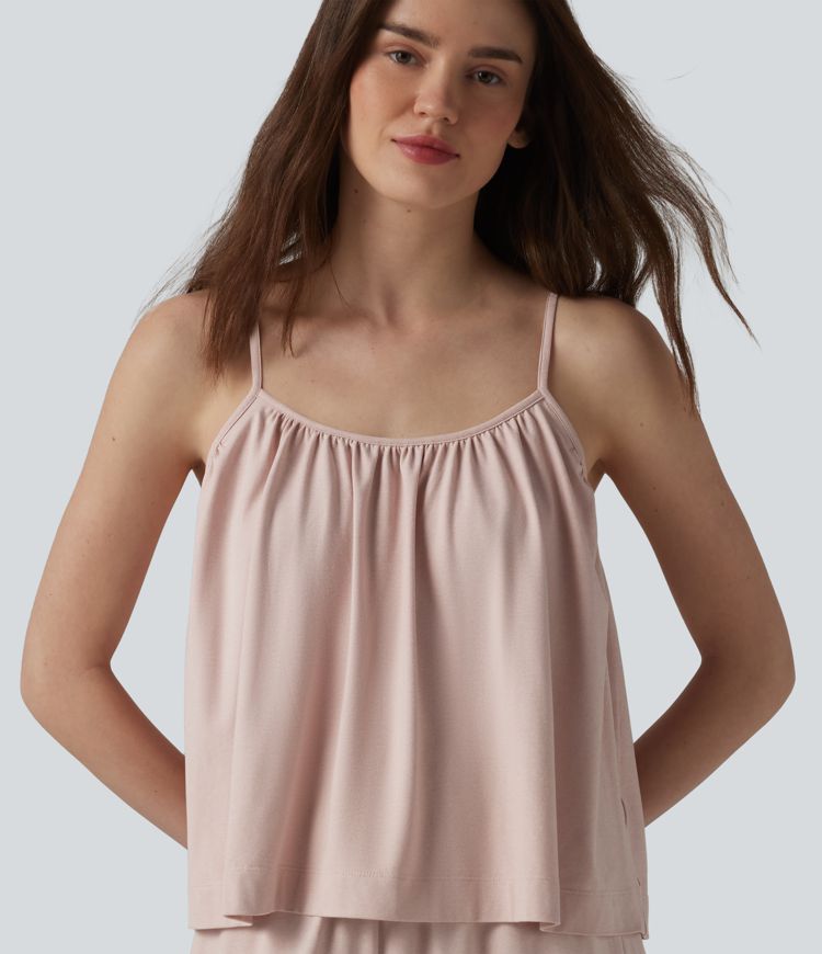 Débardeur drapé pour la détente