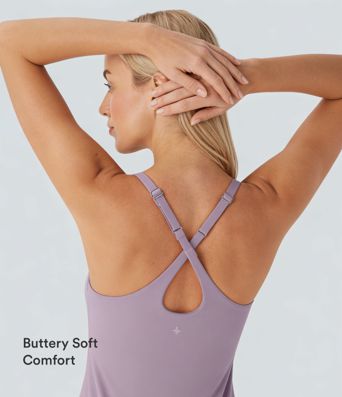 SoftlyZero™ Plush Molded Cups Low Support Dance Active Dress-Easy Peezy Edition D-F Cups