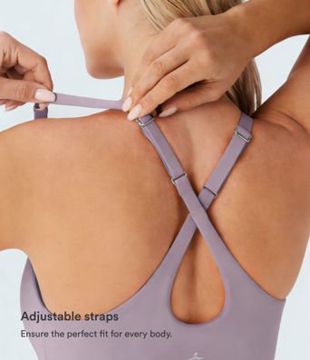 SoftlyZero™ Plush Molded Cups Low Support Dance Active Dress-Easy Peezy Edition D-F Cups