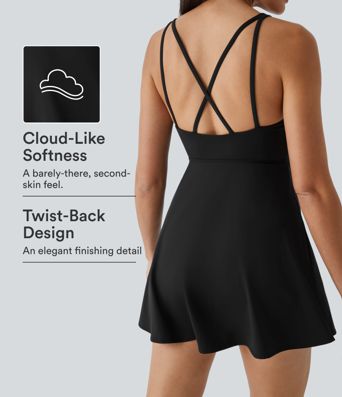 SoftlyZero™ Plush 2-Piece Pocket Dance Active Dress