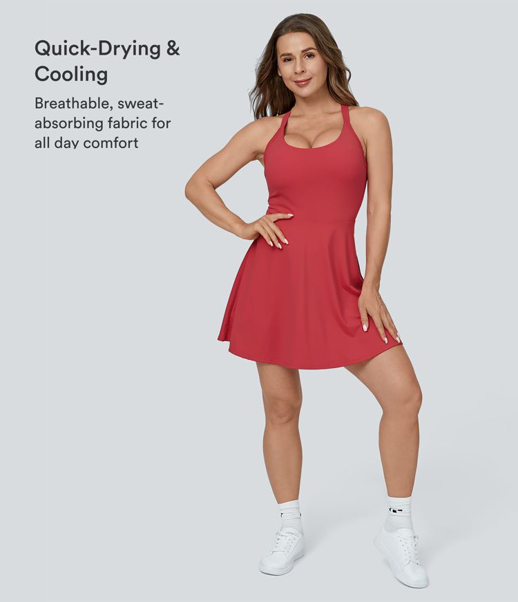 Flare Mini Dance Active Dress D-F Cups