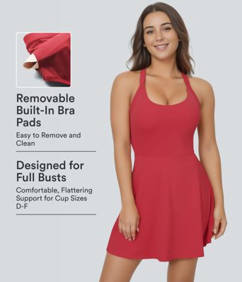 Flare Mini Dance Active Dress D-F Cups