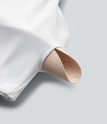 Softlyzero™ Airy Built-in Bra 2-in-1 Color Block Cool Touch Mini Tennis Active Dress with Pockets-Easy Peezy Edition