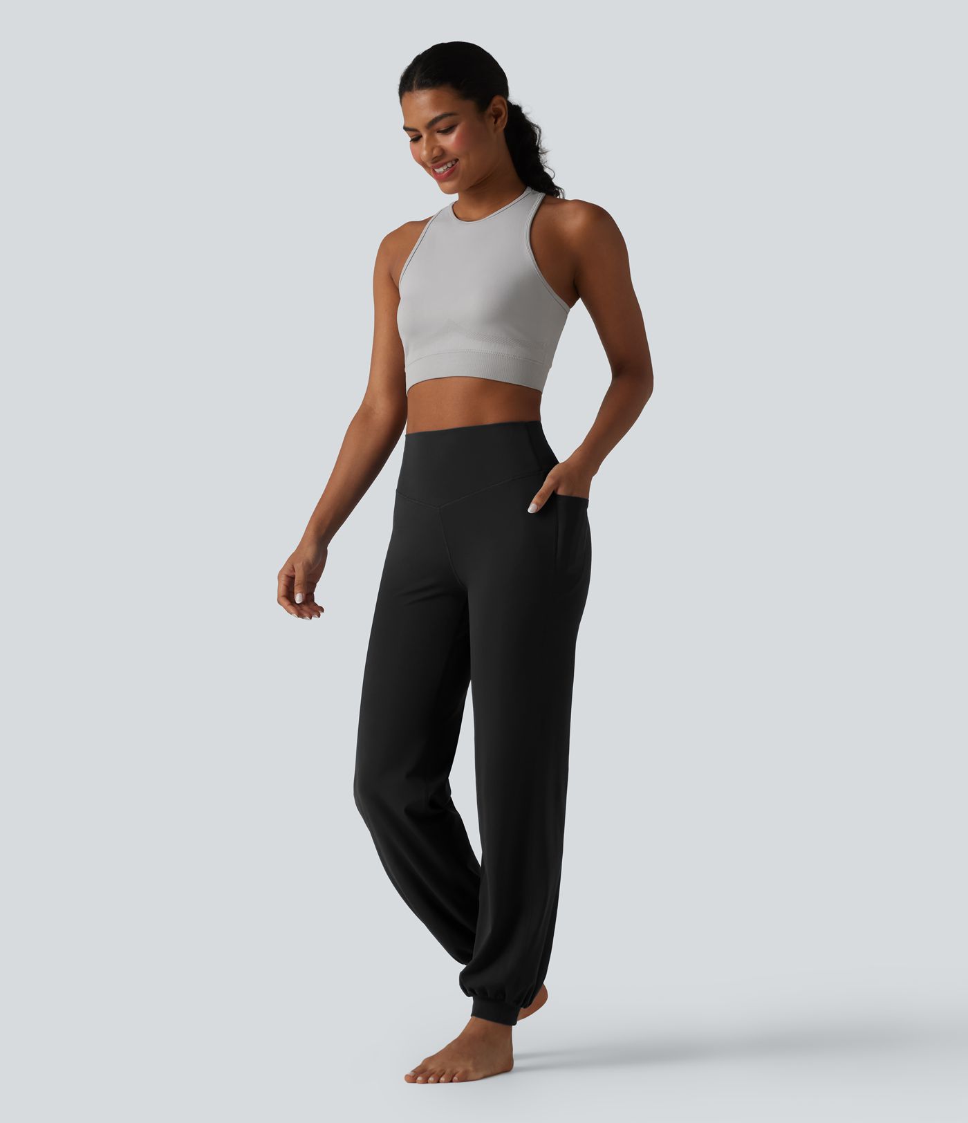 Halara Ultrasculpt™ High Waisted Tummy Control Dance Balloon Joggers with Pockets