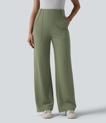 Halara Flex™ High Waisted Work Straight Leg Pants with Pockets