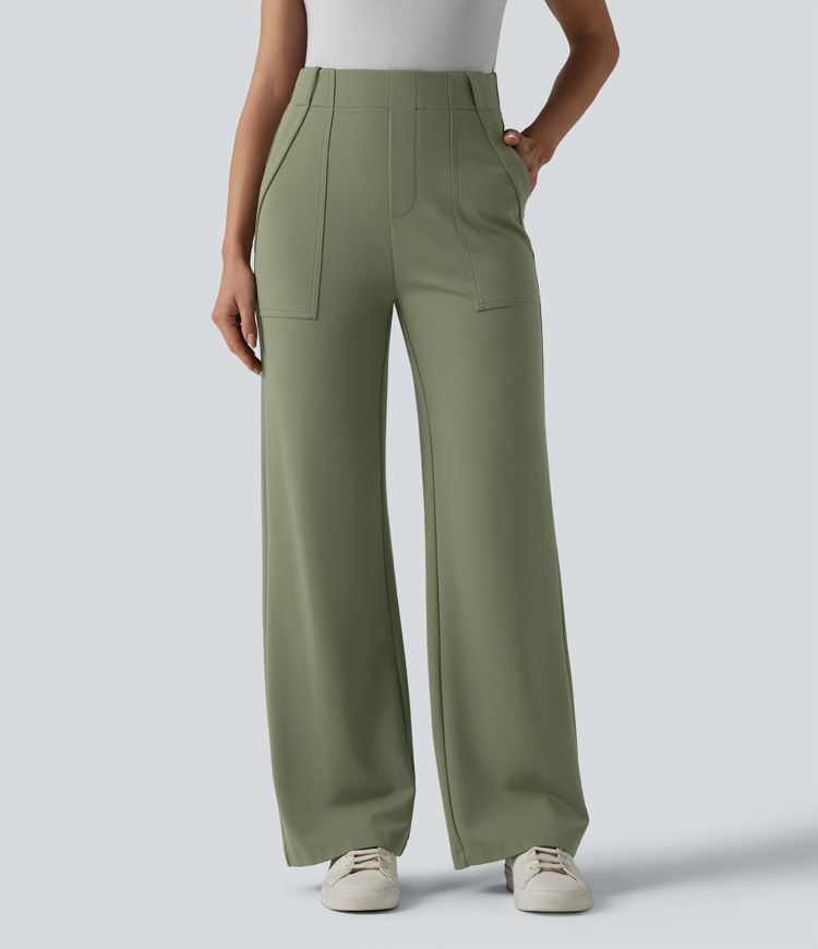 Halara Flex™ High Waisted Work Straight Leg Pants with Pockets